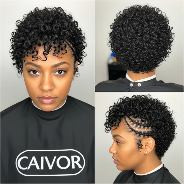 Short Curly Braided Hairstyles