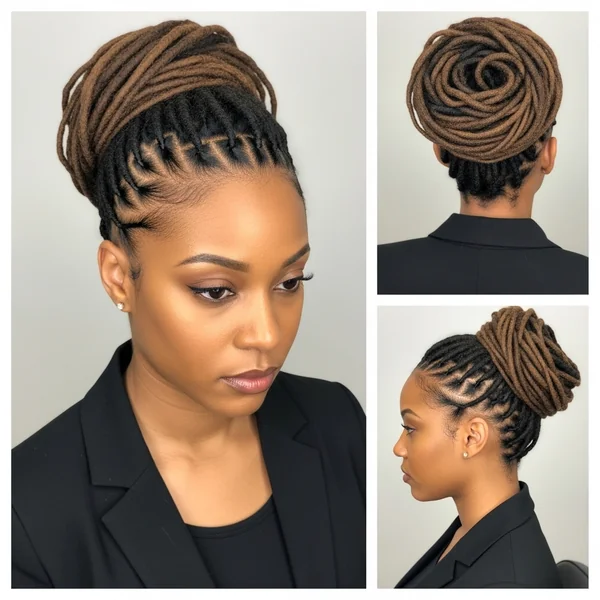 Short Dreadlocks Hairstyles Updo