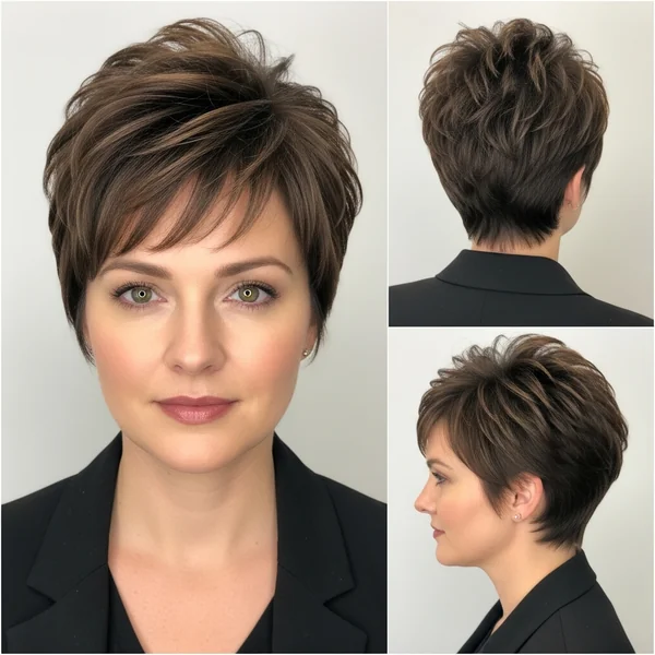 Short Spiky Layered Haircuts
