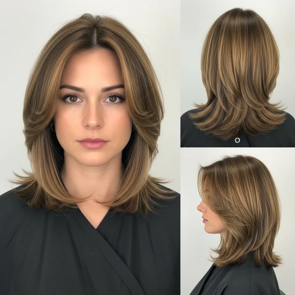 Shoulder Length Haircut With Layers