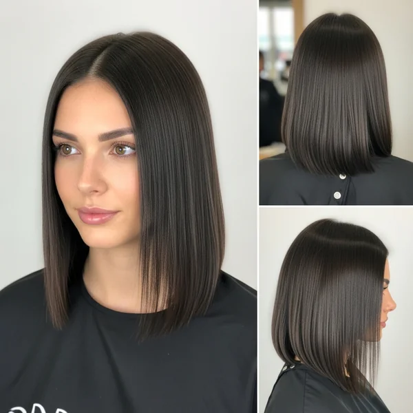 Shoulder Length Straight Haircut