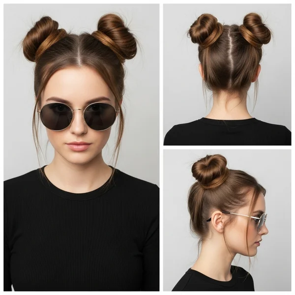 Two Bun Hairstyles