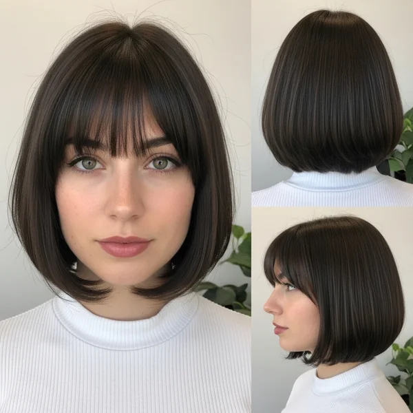Bob Hairstyles With Bangs