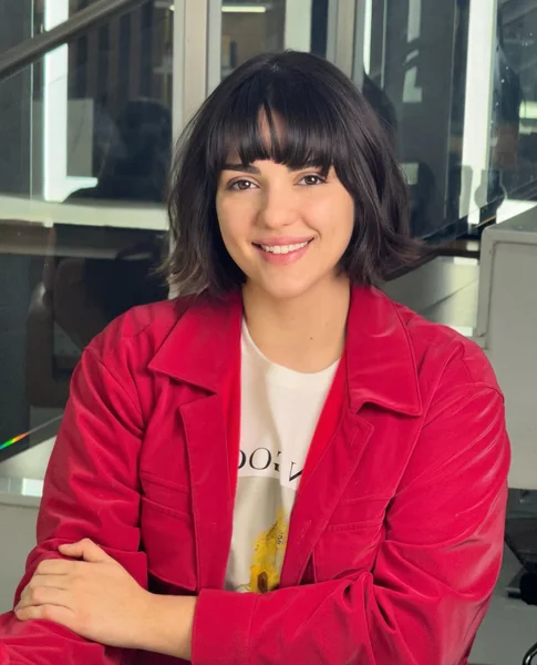 Chic Brunette French Bob with Wispy Bangs