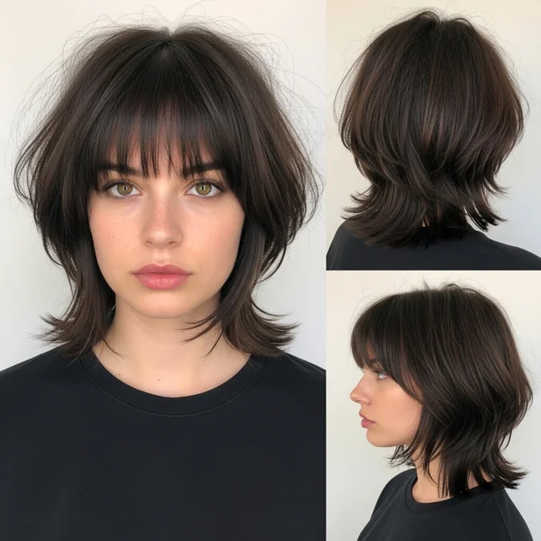 Choppy Bob Hairstyles With Bangs
