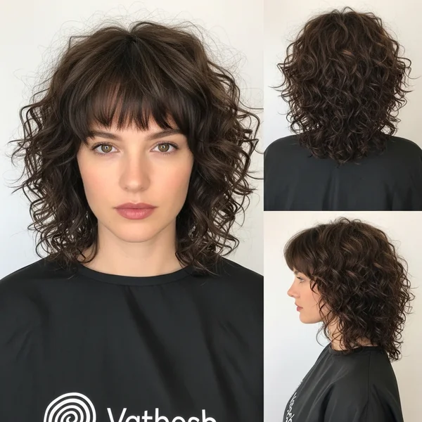 Curly Hairstyles With Bangs