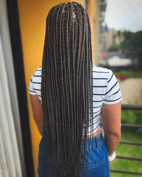 Extra Long Cocoa Brown Knotless Box Braids