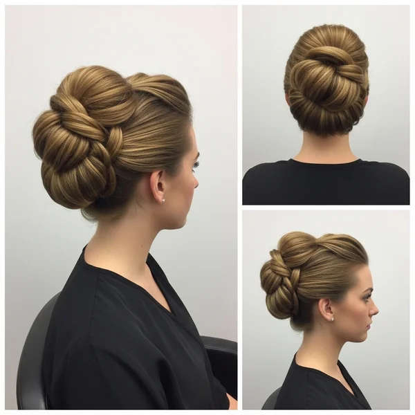 high bun wedding hairstyles