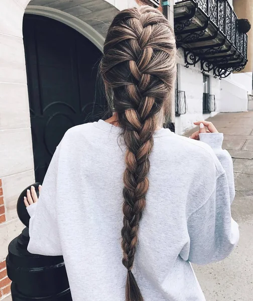Honey-Blonde Goddess Braids with Voluminous Beachy Curls