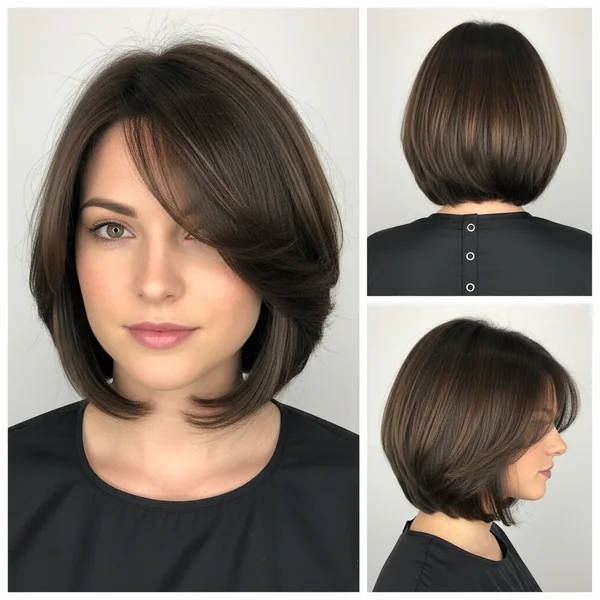 italian bob haircut oval face