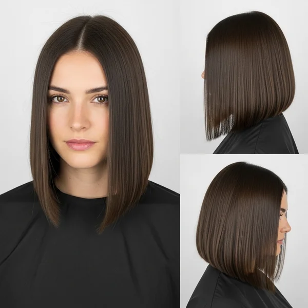 italian bob haircut straight hair