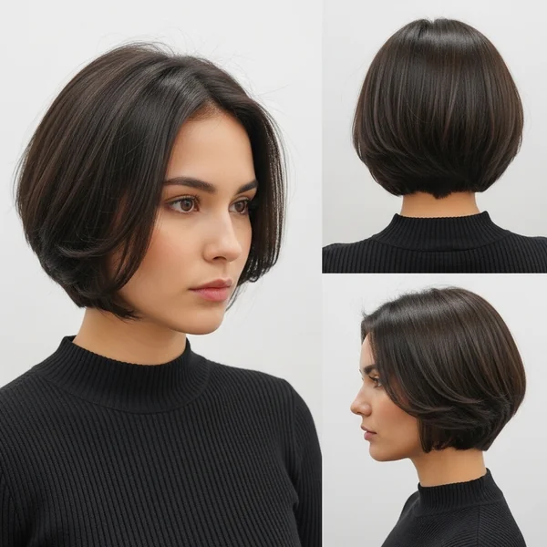 korean short bob haircut