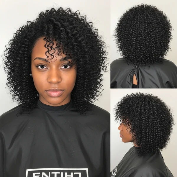 layered curly haircuts black women