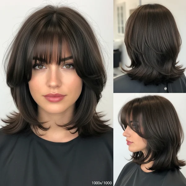 Long Bob Hairstyles With Bangs