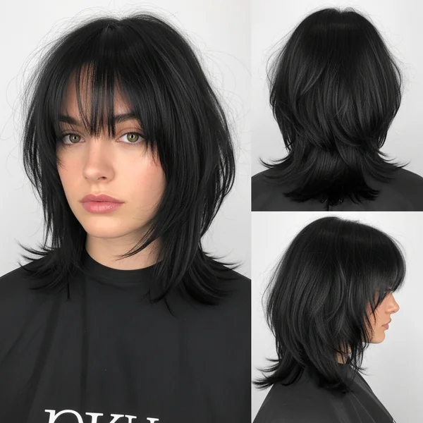 shaggy bob hairstyles straight hair