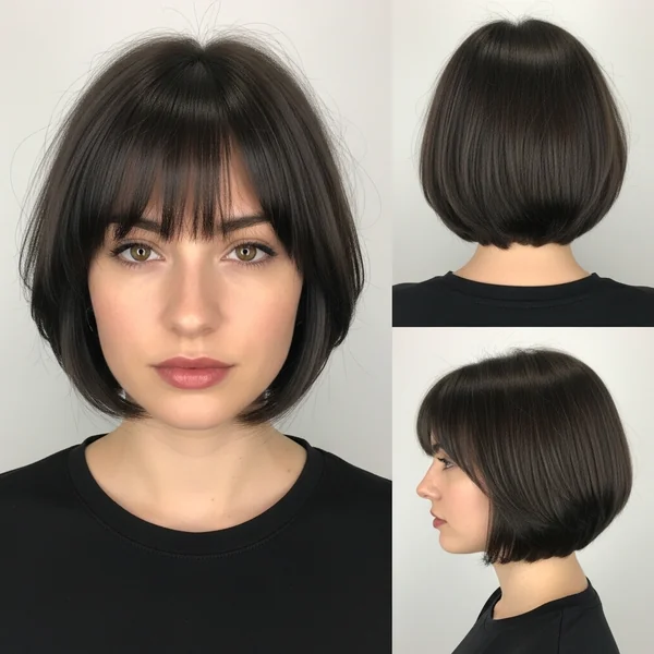 Short Bob Hairstyles With Bangs