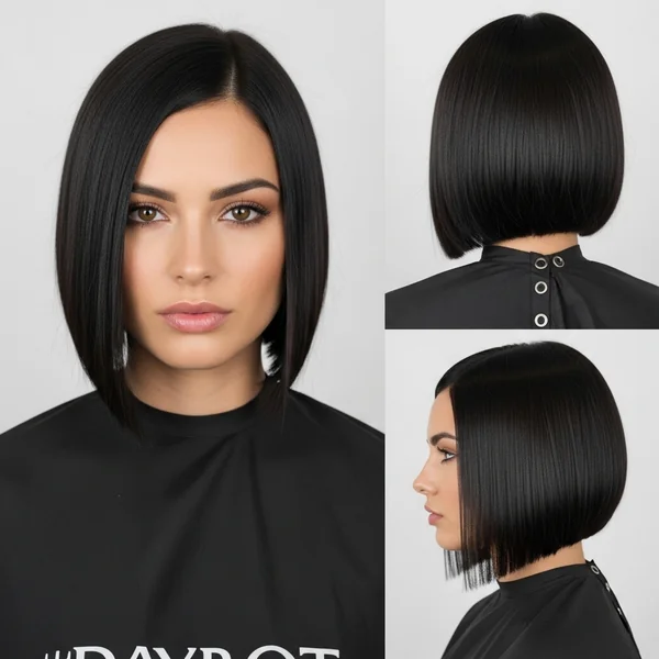 short straight bob haircut