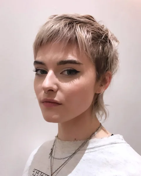Sleek Espresso Asymmetrical Stacked Bob