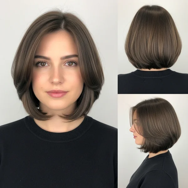 Soft Bob Haircut Shoulder Length