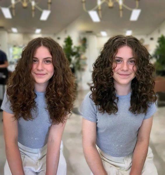 Soft Cocoa Afro-Curly Bob with Crown Volume