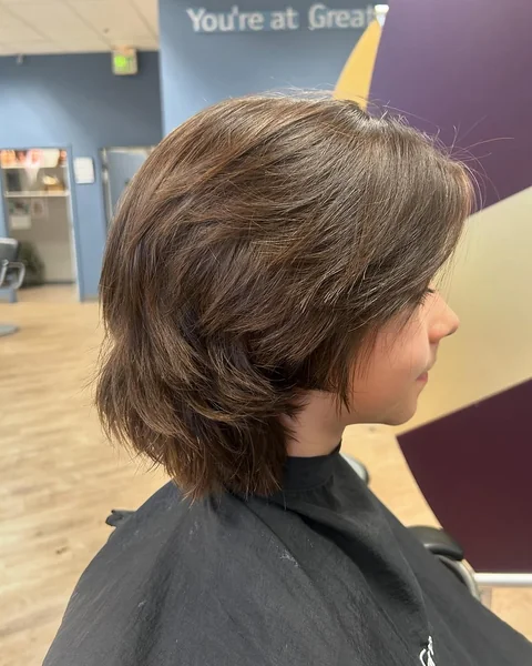 Soft Textured Wolf Cut with Sweeping Layers
