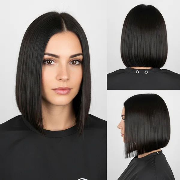 straight bob haircut