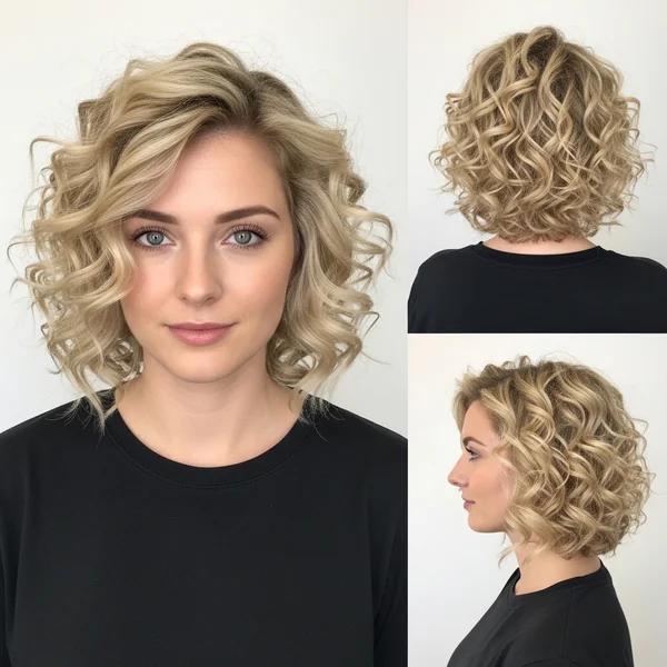 summer curly hairstyles blonde