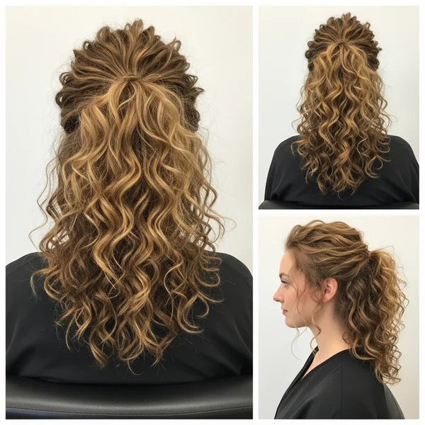 summer curly hairstyles ponytail