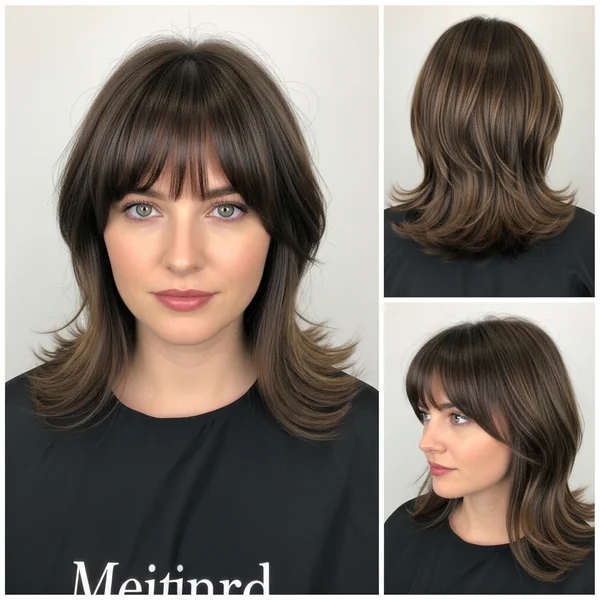 wedding guest hairstyles with bangs