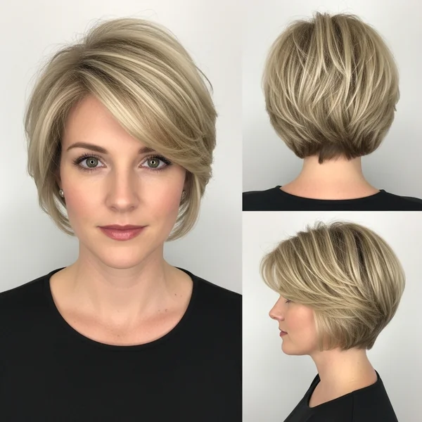 wedding hairstyles for short layered hair