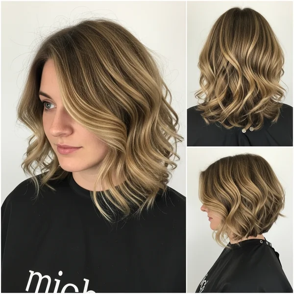 wolf cut wavy